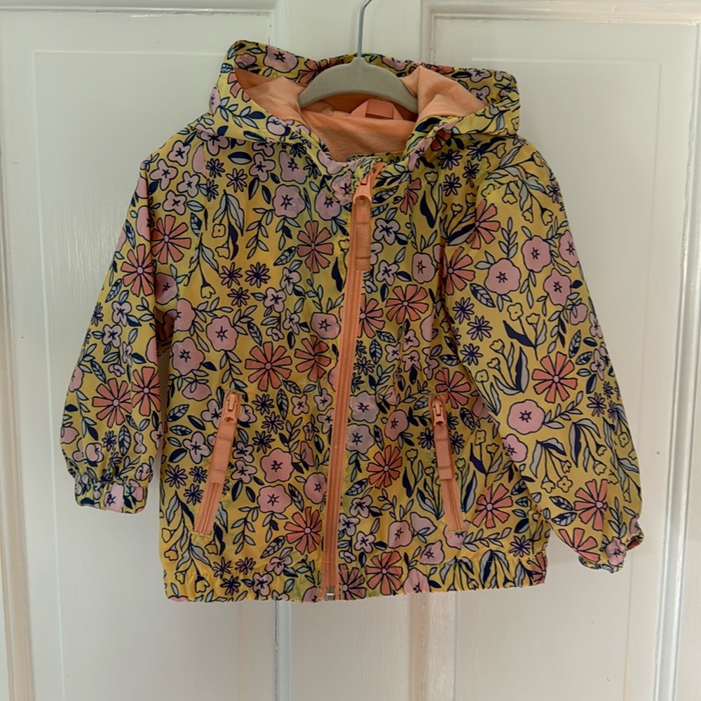 Cat & Jack Floral Rain Jacket